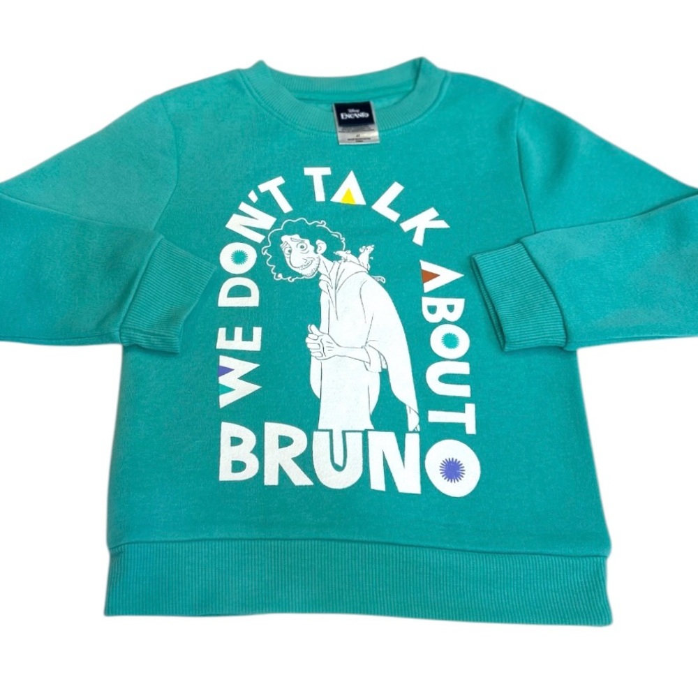 DISNEY Encanto Bruno Madrigal Graphic Fleece Pullover Sweater Kids Size 4T
